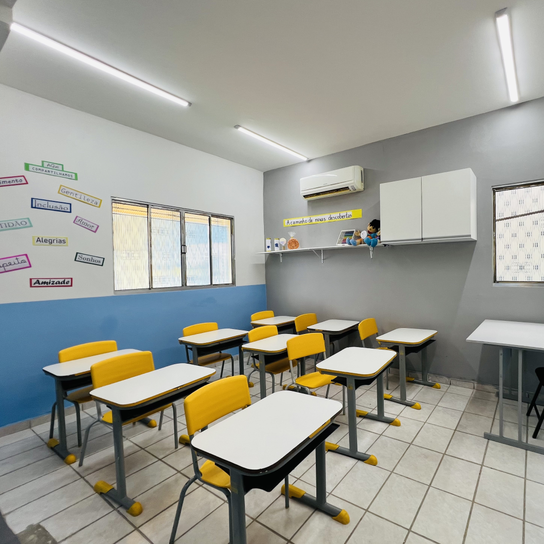 Sala de aula da Escola Multi